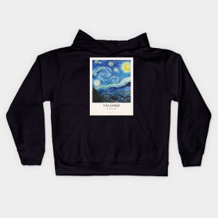 The Starry Night with text Kids Hoodie